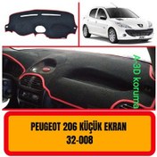 Resim PEUGEOT 206 KÜÇÜK EKRAN ÖN GÖĞÜS / PANEL / TORPİDO KORUMASI - KILIFI - HALISI 