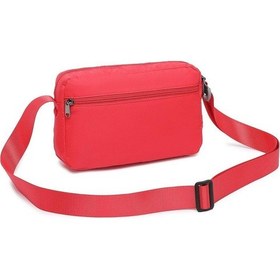 Resim Smart Bags Ekstra Hafif Kumaş Postacı Çantası Bc 3148 - Siyah Kırmızı 