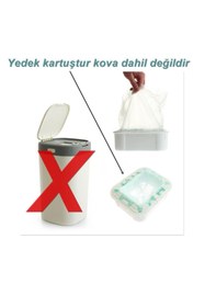 Resim Geseus Motek Bebek Bezi Kovası Yedek Kartuşu 505Ad Bez Kapasitelidir(Kova değildir yedek kartuştur) 