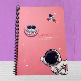 Resim Happıness Sp. Karton Kpk. Defter A4 80yp. Kareli Gümüş 