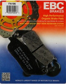 Resim Ebc Fa196 2001-2004 Honda Vt 750 Dc Black Widow Uyumlu Ön Fren Balatası Organik Balata 