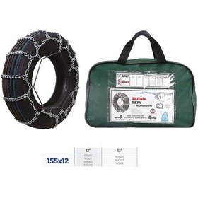 Resim Patinaj Zinciri Binek Ve Hafif Tic.araç Serme 12-13 Jant 155x12 Zincir Ebatları İçin Resime Bakınız-408667 