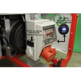 Resim GoldMoto GM17BJG Marşlı 16,7kVA Monofaze Benzinli Jeneratör 