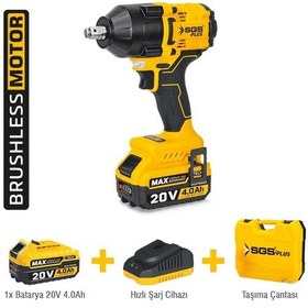 Resim Sgs BL SGS5503 20 Volt 4 Ah Akülü Darbeli Somun Sıkma 