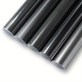 Resim 30*152cm/11.8*59.8inç 2D 3D 4D 5D 6D Parlak Karbon Fiber Vinil Kaplama Filmi Hava Bırakma Su Geçirmez Güneşlik Araba Motosiklet Laptop Telefon Kılıfı DIY için Uygun 