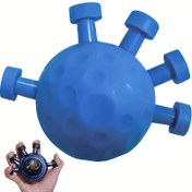 Resim 1 adet 19.96-44.91 KG yüksek yoğunluklu parmak ve önkol güç antrenörü - dokulu yüzeye sahip ayarlanabilir kavrama geliştirici, gitara tırmanma sporu için uygun dayanıklı el egzersiz aleti 