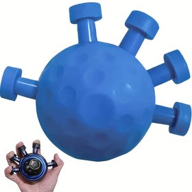 Resim 1 adet 19.96-44.91 KG yüksek yoğunluklu parmak ve önkol güç antrenörü - dokulu yüzeye sahip ayarlanabilir kavrama geliştirici, gitara tırmanma sporu için uygun dayanıklı el egzersiz aleti 