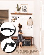 Resim estoes design Metal Dekoratif Tasarım Duvar Askısı Elbise Portmanto No:16 