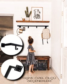 Resim estoes design Metal Dekoratif Tasarım Duvar Askısı Elbise Portmanto No:16 