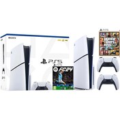 Resim Sony Playstation 5 Slim Cd Edition Uyumlu 2. Dualsense Ps5 Kol Fifa Fc 24 Gta 5 