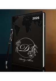 Resim Bk Gift Kişiye Özel İsimli Termo Sert Kapak 2026 Siyah Ajanda & Kalem -7, Öğretmenler Günü Hediyesi, Yeni İş Hediyesi 35340 Bk Gift Renkli 