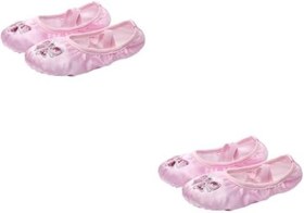 Resim VALICLUD 2 tek bale ayakkabısı dekoratif dans ayakkabıları caz dans ayakkabıları kız çocuk terlik bale çocuklar yoga Kore versiyonu Bale 