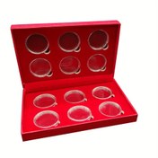 Resim 12 Burç Anma Madeni Parası Seti, 27Mm Boyutlu Koleksiyon Kutusu İçerisinde, 10 Yuan Madeni Para Tutucu Dahil. 