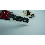 Resim DK Tuning Audi Rs8 Bagaj Siyah Metal Yazı Logo Amblem Orjinal Ürün 