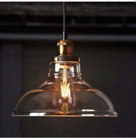 Resim Riolight Vintage2,retro,rustik 1xe27 Eskitme Duylu Cam Sarkıt Tek Bal 