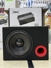 Resim Sound Ikili Takım 30cm Kabinli Bass 1200wat 4 Kanallı Anfi 4x60rms 2400wat Anfi 