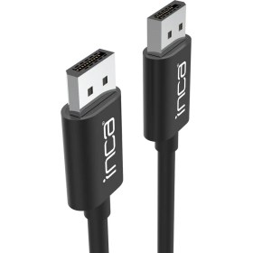 Resim Inca DisplayPort - DisplayPort 4K@60Hz Kablo 2 m, Oksijensiz Saf Bakır, Dayanıklı PVC Kaplama ile Uzun Süreli 
