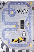 Resim Emin Halı Kids 6023 Multi Çocuk Bebek Halısı Silinebilir Yıkanabilir Tozsuz Çocuk Odası Halısı 