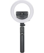 Resim Springsun Kablosuz Bluetooth Selfie Çubuğu Ve Led Halka Aydınlatmalı 3'lü Fonksiyonel Tripod 