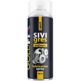 Resim GOLDFİX Sıvı Gres Yağı Spreyi 400ml - Zincir Yağlama Spreyi 
