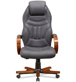 Resim Zeus -bilgisayar - Ofis - Müdür - Büro - Makam Çalışma Koltuğu Renk Ayaklı Antrasit Ahşap 