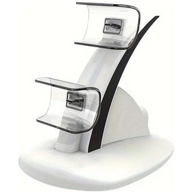 Resim Motion003 Ps5 Kontrolcü Şarj Standı Beyaz Çiftli Şarj Dock İstasyonu Playstation 5 İçin 
