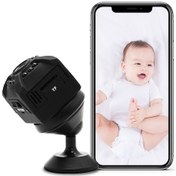 Resim Geeksen Mini Bebek Monitörü Kamera Akıllı Kablosuz 1080p Yüksek 