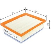 Resim Bosch Hava Filtresi Elemanı F026400496 