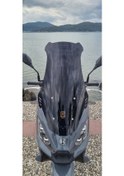 Resim Motocam Yuki Xway 125 Siperlik Ön Cam 2023-2025 Model 65cm Siyah Renkli 4mm Orta Boylu 