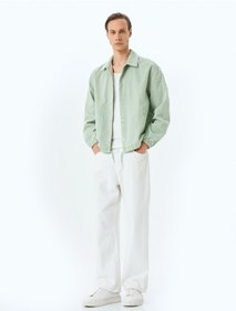 Resim Koton Çıtçıt Düğmeli Cep Detaylı Pamuklu Kot Ceket Mınt 5sam50002nd Mint Mint Yeşili 