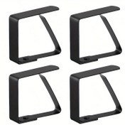 Resim 4 Paket Yeniden Kullanılabilir Büyük Paslanmaz Çelik Masa Örtüsü Klipsleri, Ev Yemek Masaları, Piknikler, Partiler, Kalın Masalar, Bahçe Masaları, Restoranlar, Aile Yemek Masaları, 7 x 8cm 