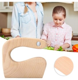 Resim Çocuklar Için Güvenli Mutfak Bıçakları Ahşap Kesici Güvenli Yemek Pişirmek Için Mutfak Kesme Oyuncak Dıy Çocuk Pişirme Şef Kesici Meyve Kek (Yurt Dışından) 