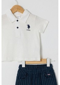 Resim U.s. Polo Assn Erkek Bebek Beyaz Takım 5274-48236 Beyaz 