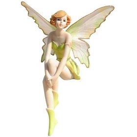 Resim Homyl Çiçek Peri Figürleri Ev Süsleme Minyatür 18x6x21cm 