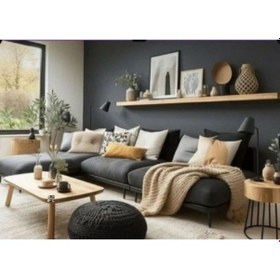 Resim Dekoratif Doğal Ahşap Tek Li 100x20x4 Cm Gizli Aparatlı Raf Ahşap 
