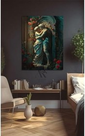 Resim Ar Ajans Kanvas Tablo Öpüşen Heykel Kanvas Tablo Ar040729 40 X 60 