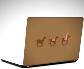 Resim Atlar Laptop Sticker 12 İnch (29X24CM) 