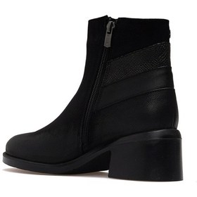 Resim Venüs Kadın Hakiki Deri Topuklu Günlük Bot 25k 2551403k Z Siyah Nubuk Siyah Nubuk 