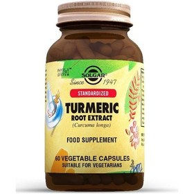 Resim Solgar Turmeric Root Extract 60 Kapsül 