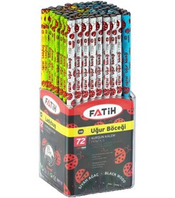 Resim Fatih Kurşun Kalem Siyah Lata Uğur Böceği 17350 72 Adet 