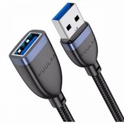 Resim Polham 50CM USB 3.0 Uzatma Kablosu, USB 3.0 Male TO USB3.0 2A 