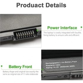Resim TeknoKapsül HS04 HS03 HSTNN-LB6V LB6U Için 240G4 245G4 250G4 255G4 Notebook Pc Için Pavilion 14-AC0XX 14G 