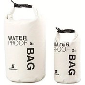 Resim Chenkestoreone Kürek, Kamp, Balıkçılık İçin 2l+5l Beyaz Su Geçirmez Kuru Çanta Beyaz 