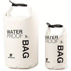 Resim Chenkestoreone Kürek, Kamp, Balıkçılık İçin 2l+5l Beyaz Su Geçirmez Kuru Çanta Beyaz 