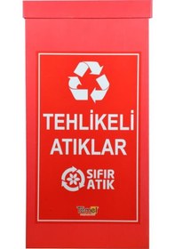 Resim Geri Dönüşüm Kutusu - Atık Kutusu Tehlikeli Atıklar 
