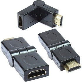 Resim HDMI Dişi / Hdmı Erkek 180 Derece Dönüştürücü 