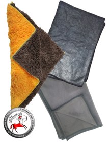 Resim Abrias Profesiyonel Pasta Cila Bezi Kaporta ve Cam Bezi 3 Set 