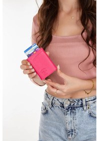 Resim Newish Polo Erkek Mekanizmalı Kartlık Ve Cüzdan New145 - Pembe 