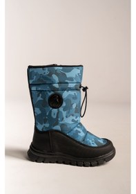 Resim EPAAVM - Kamuflaj Baskılı Kar Botu - COOL1122 Mavi 