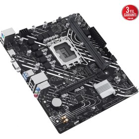 Resim Asus Prıme H610M-K Argb LGA1700 Ddr5 5600MHZ M.2 HDMI Matx Anakart 